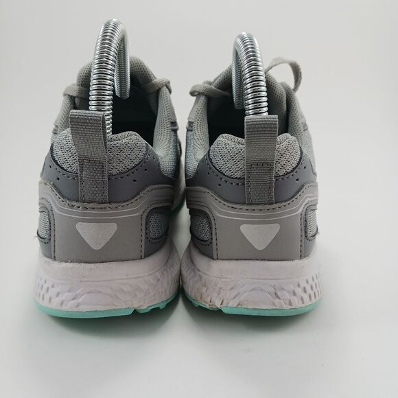 Skechers Go Run Consistant Gray/ turquoise lace up womans running shoe size 7 - Picture 8 of 11